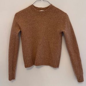 Helmut Lang Long Sleeve Brushed Crew Neck Band, Size XS, Wool